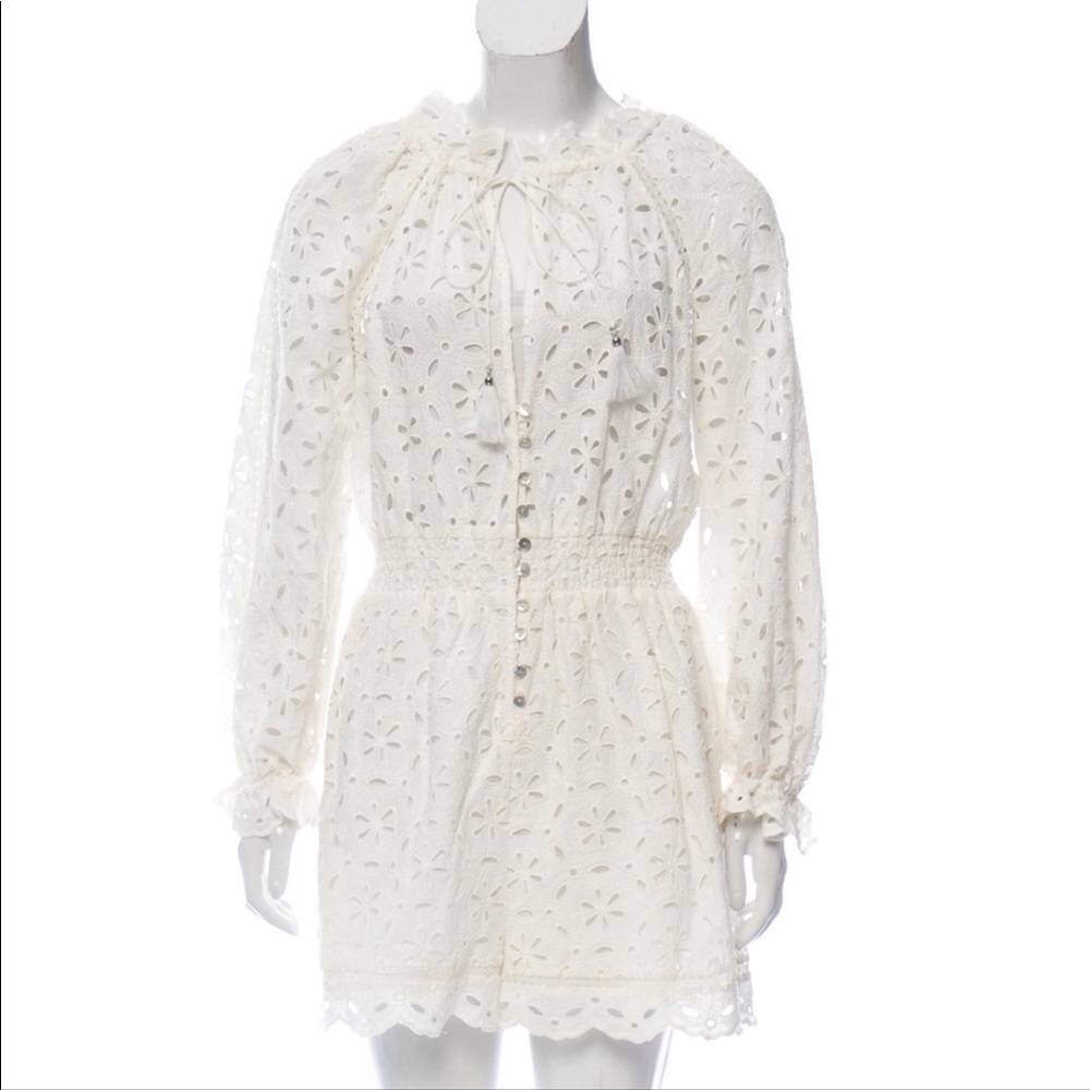 Zimmermann White Romper